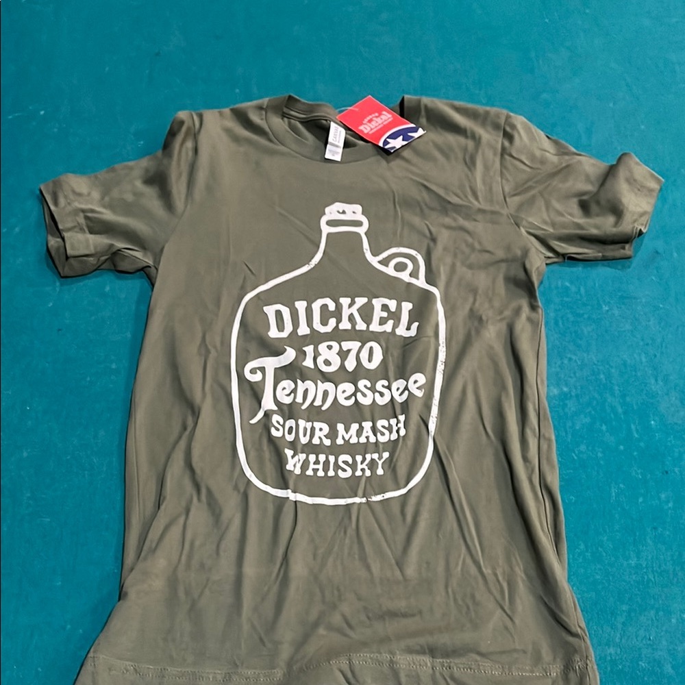 Tennessee 1870 Sour Mash Whisky Olive Green Men's Shirt